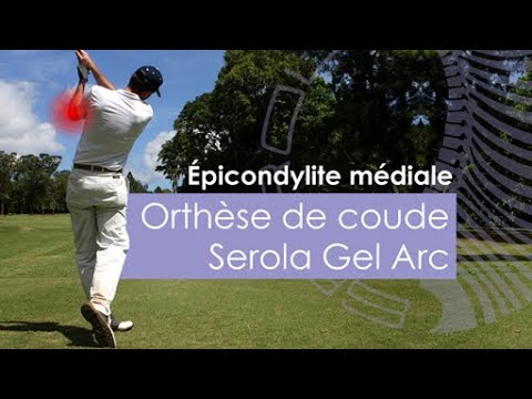 Coudière Gel Arc Serola: épicondylite médiale (coude du golfeur)