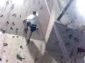Zac Rock climbing
