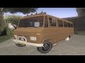 1974 Mercedes Benz Minibus для GTA San Andreas видео 1