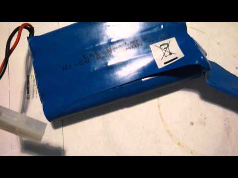 how to charge a 9.6 v battery pack
