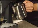 Frothing milk Vspresso