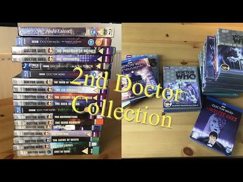 DOCTOR WHO 2nd DOCTOR DVD BLU RAY COLLECTION.
