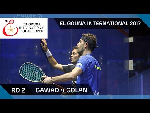 Squash: Gawad v Golan - El Gouna International 2017 Rd 2 Highlights