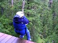 Alaska Zipline Adventures -- P&M Alaskan Vacation 2008 -- M#1