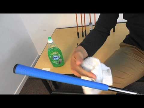 How to clean your golf club grips at home – tutorial – www.fairwaygolfusa.com