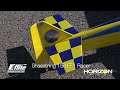 For more information or to purchase this product, please visit the following link: www.horizonhobby.com At home as a sport flyer or a serious racer, the E-flite Shoestring 15e EF1 Racer is built for performance. This electric sportster is NMPRA-legal for EF1-class pylon racing competition, by adding the E-flite Power 25 BL 1250Kv Outrunner motor, 60A brushless ESC, and 4S 2500mAh 14.8V 30C Li-Po battery. The spirited speedster is a mid-wing design constructed of lightweight balsa and plywood, with a low parts count that makes this ARF exceptionally easy to assemble. Adding to its great looks are the one-piece fiberglass cowl and included pilot figure, plus easy access through the secure battery hatch. Fulfill your need for speed with the E-flite Shoestring 15e EF1 Racer!