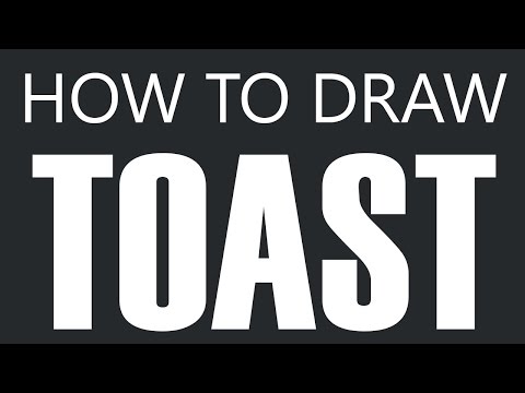 how to draw bread