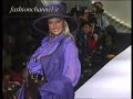 90's supermodel estelle lef�bure on catwalk.