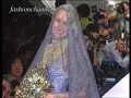 90's supermodel estelle lef�bure on catwalk.