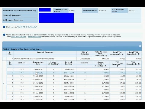 how to know tds refund status
