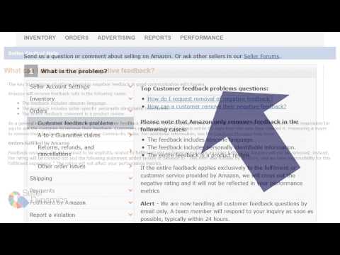 how to remove feedback on amazon