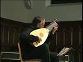 first movement of a sonata in a minor by e. reusner, played on baroque lute by robert barto. part of his 2008 lute society of america recital.