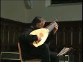 first movement of a sonata in a minor by e. reusner, played on baroque lute by robert barto. part of his 2008 lute society of america recital.