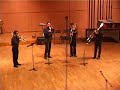 Quatuor de Trombones Anémos : Pierre Max Dubois 1 er mvt