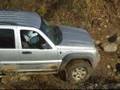 Jayme up a rocky hill