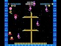 gameplay of the fourth game from the caltron 6 in 1 multicart. this one is basically a ripoff of balloon fight. remember in the bible when adam went around on a balloon fighting snakes who were also on balloons? this game sucks