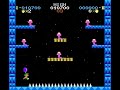 gameplay of the fourth game from the caltron 6 in 1 multicart. this one is basically a ripoff of balloon fight. remember in the bible when adam went around on a balloon fighting snakes who were also on balloons? this game sucks