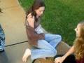 videos de trying to teach Ashley how to do the splits! lmfao