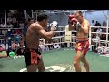 Dale (Tiger Muay Thai) goes to war with much larger opponent @ Bangla Thai Boxing Stadium