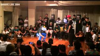 Tecchy vs Nao – GROOVE LINE 2014 前日予選 敗者復活戦