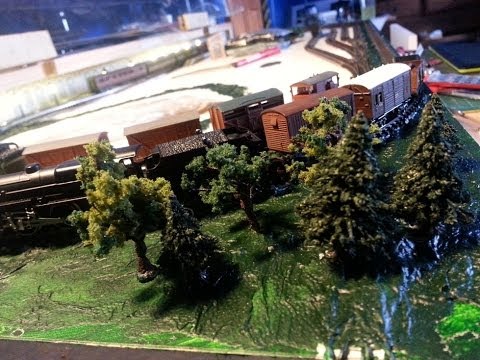 how to make o gauge trees