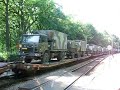 MILITARY FREIGHT TRAIN WITH TRUCKS AND SUV,S!!!!!!!!!!!!!!!!