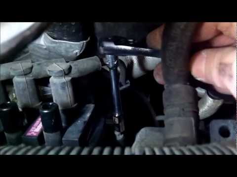 How to tune up Ford Freestar 2004 fuel filter spark plugs part 1of2