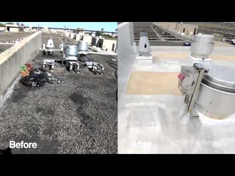 how to patch foam roof
