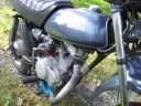 Honda CY50 mit Eigenbau-Sportauspuff