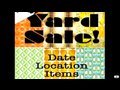 How-To Attend and Throw a Yard Sale, Threadbanger