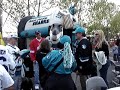 SJ SHARKIE BITES INTO A WINGS FAN