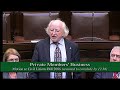 michael d. higgins td speaking on the civil unions bill