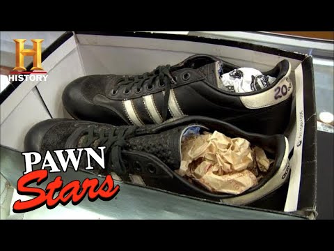 Pawn Stars: HUGE PRICE for FAMOUS YANKEE CLEATS (Season 8) | History