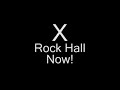 X for Rock Hall