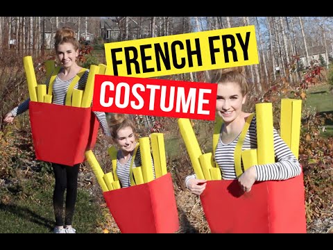 DIY French Fries Costume!!