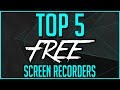 Top 5 Best FREE Screen Recording Software 2016-2017 Top 5 Best FREE Screen Recording Software 2016-2017