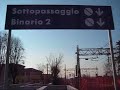 Il Sottopassaggio alla Stazione di Locate Triulzi.