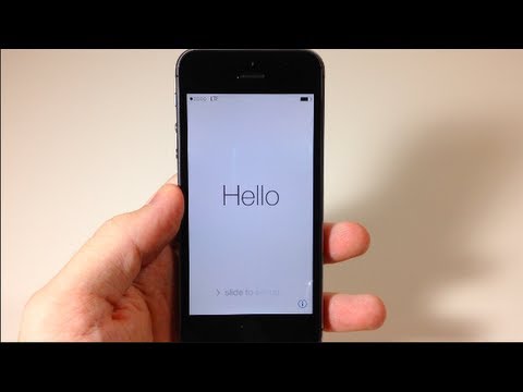 How to Set Up your new iPhone 5s