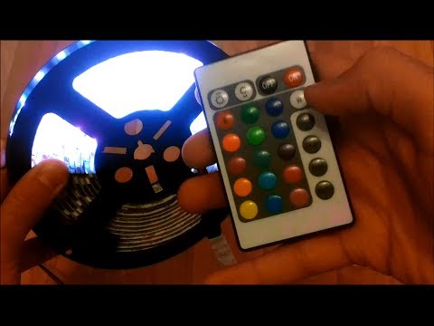 how to control rgb led lights