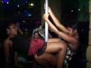 Girls pole dancing feat. on SoBe Live T.V.!