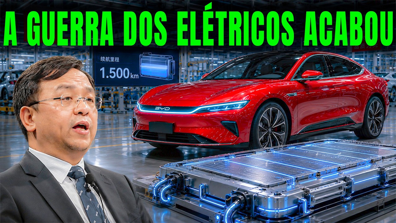A China Criou uma Bateria para Carro Elétrico com 1500km de Autonomia - É o Fim da Guerra Elétrica