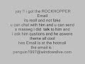 ROCKHOPPER Email !!! not fake please comment ROCKHOPPER Email !!! not fake please comment