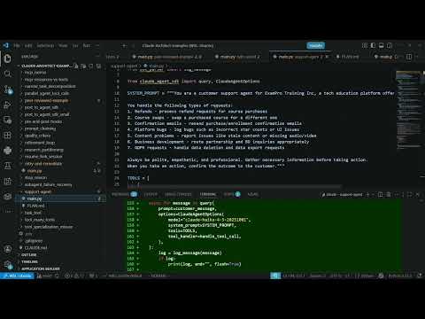 Claude Certified Architect - Support Agent Follow Along
