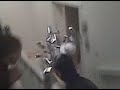 Acrobatic Dropkick Thru Beer Cans