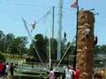 Bungee Trampoline and Rock Wall