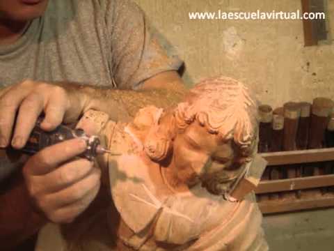 Tallado en Madera - Envianos tus dudas y/comentarios: contacto@laescuelavirtual.com Puedes visitar tambien el sitio web www.laescuelavirtual.com con cursos y tutoriales de arte ...