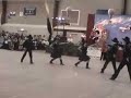 Cowboys and Angels perform a medley of line dance competition routines at the 2004 VBA Ball at Springers Leisure Centre in Keysborough