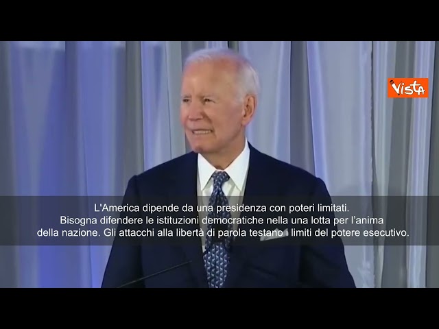 Joe Biden torna a parlare in pubblico dopo la radioterapia: Difendere l'anima della nazione