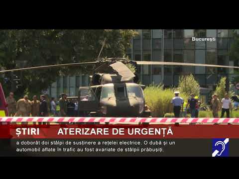 Elicopter militar american, aterizat de urgență în Piața Charles de Gaulle din București