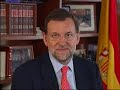 Mariano Rajoy anima a españoles a celebrar Fiesta Nacional